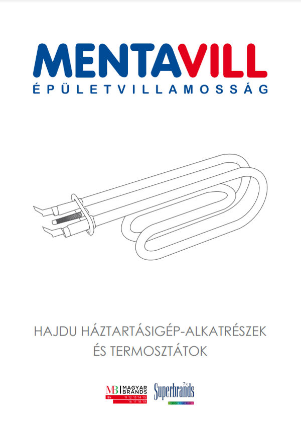 mentavill-saját márkás termékek - bojler katalógus 2020