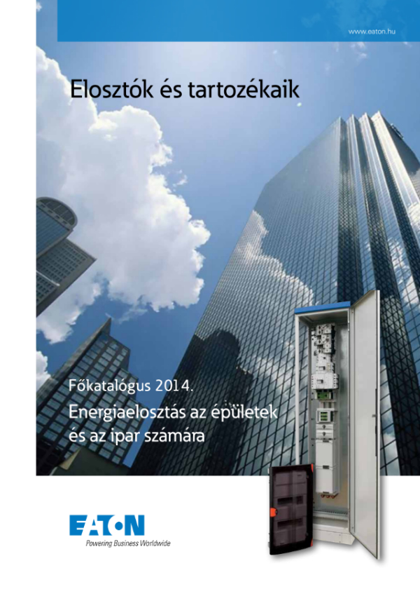 eaton industries kft - elosztok és tartozékaik 2014