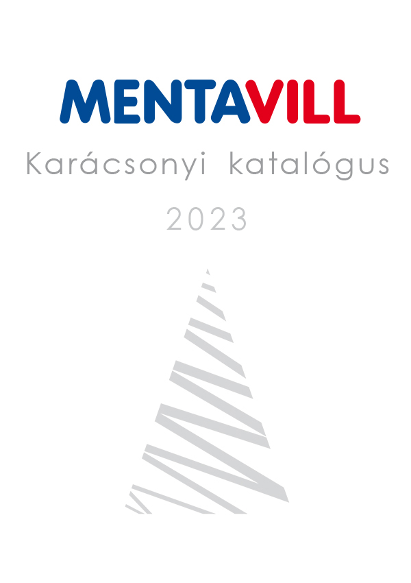 mentavill-saját márkás termékek - karácsonyi katalógus 2023