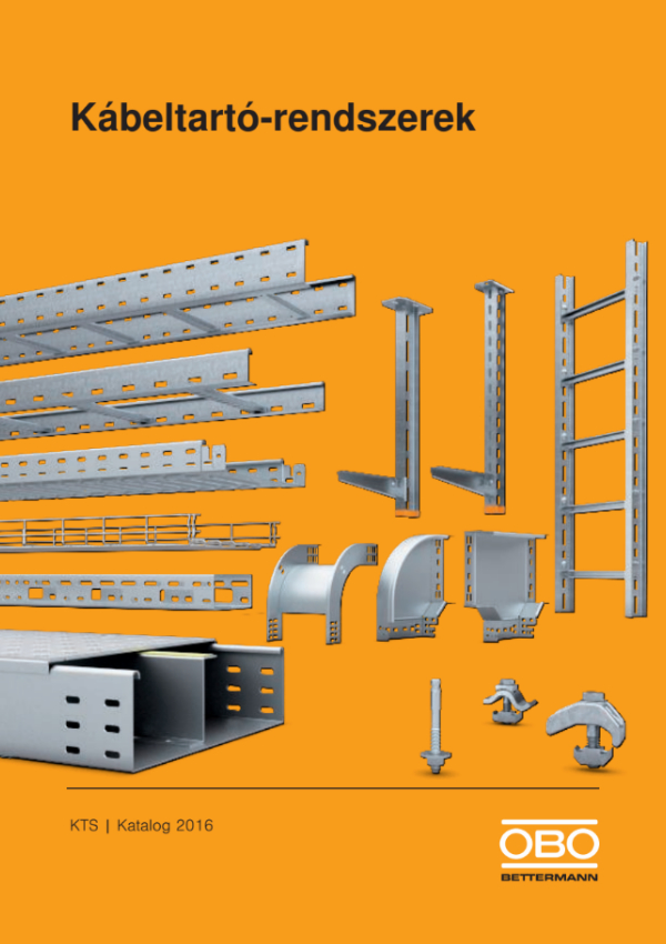 obo bettermann kft - kábeltartó rendszerek kts katalógus 2016