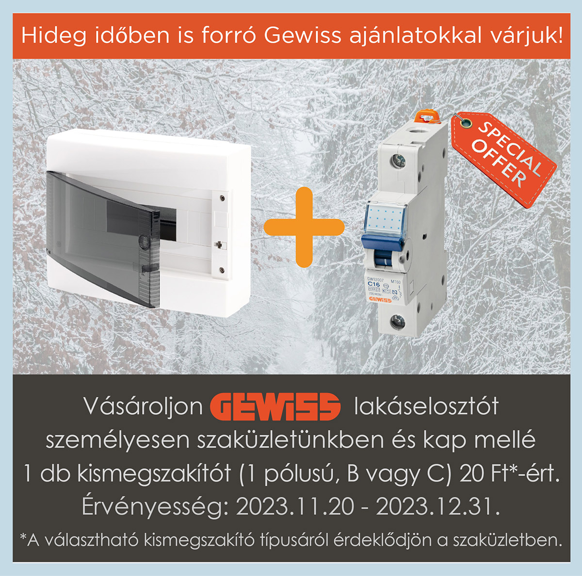 Gewiss téli ajánlat