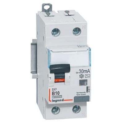 DX3 KOMB.ÁRAMVÉDŐ  B10A 1P+N 30mA