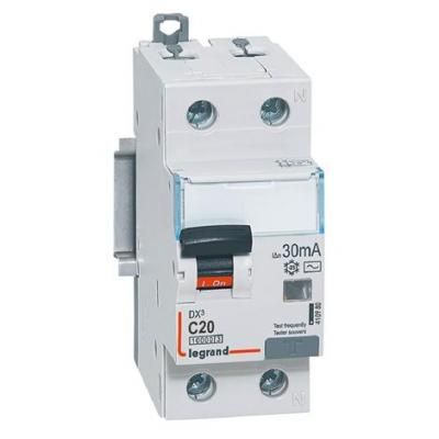 DX3 KOMB.ÁRAMVÉDŐ  C20A 1P+N 30mA