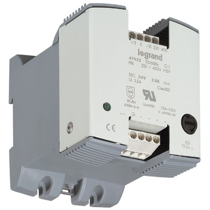 TÁPEGYSÉG 60VA 230-400VAC/24VDC