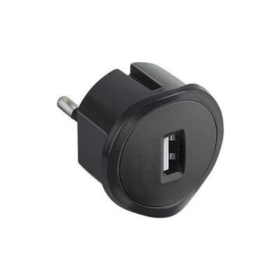 Usb-s töltőadapter 1,5A 5V fekete