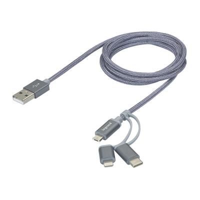 Usb-a/usb-c kábel 3 az 1-ben adatátviteli / töltő kábel
