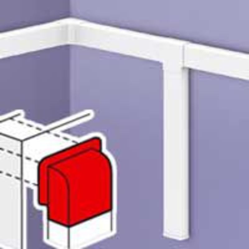 DLP KLÍMA FALÁTVEZ 90° 100X60-HOZ