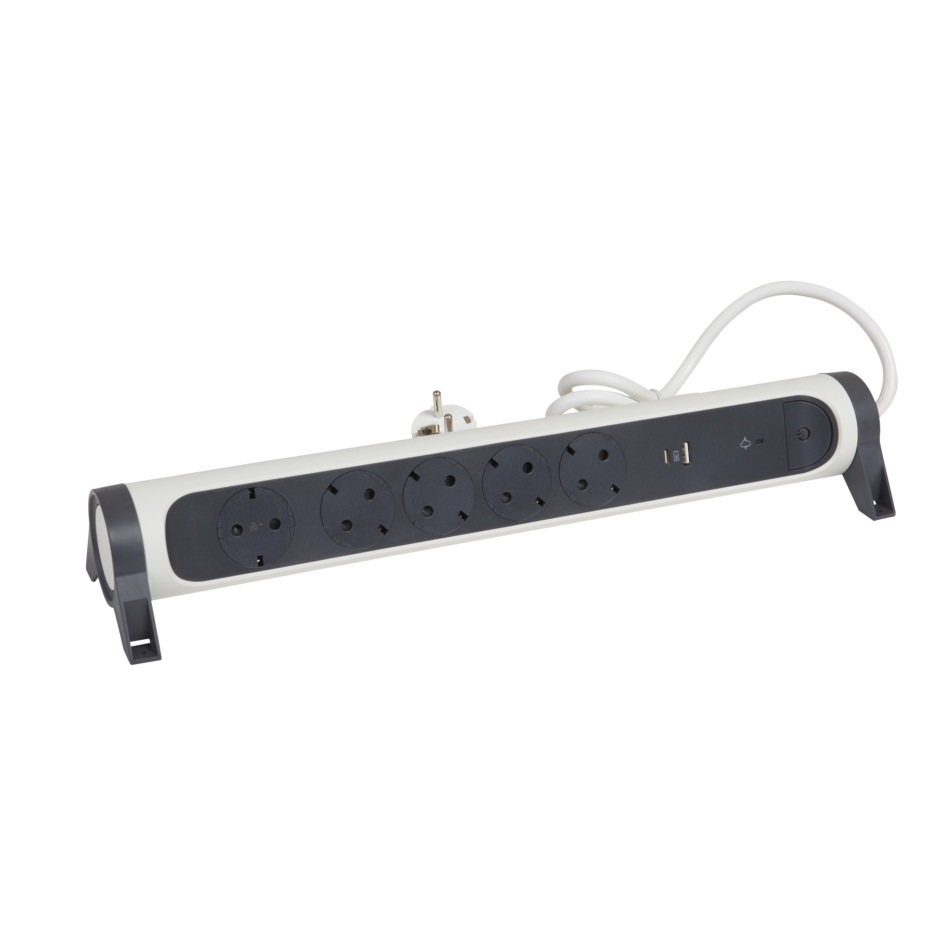 ELOSZTÓ 5-ÖS +USB A+C 1,5M VEZ.FK/FH