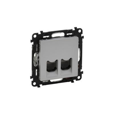 VALENA LIFE 2xRJ45 Cat.5E FTP ALU