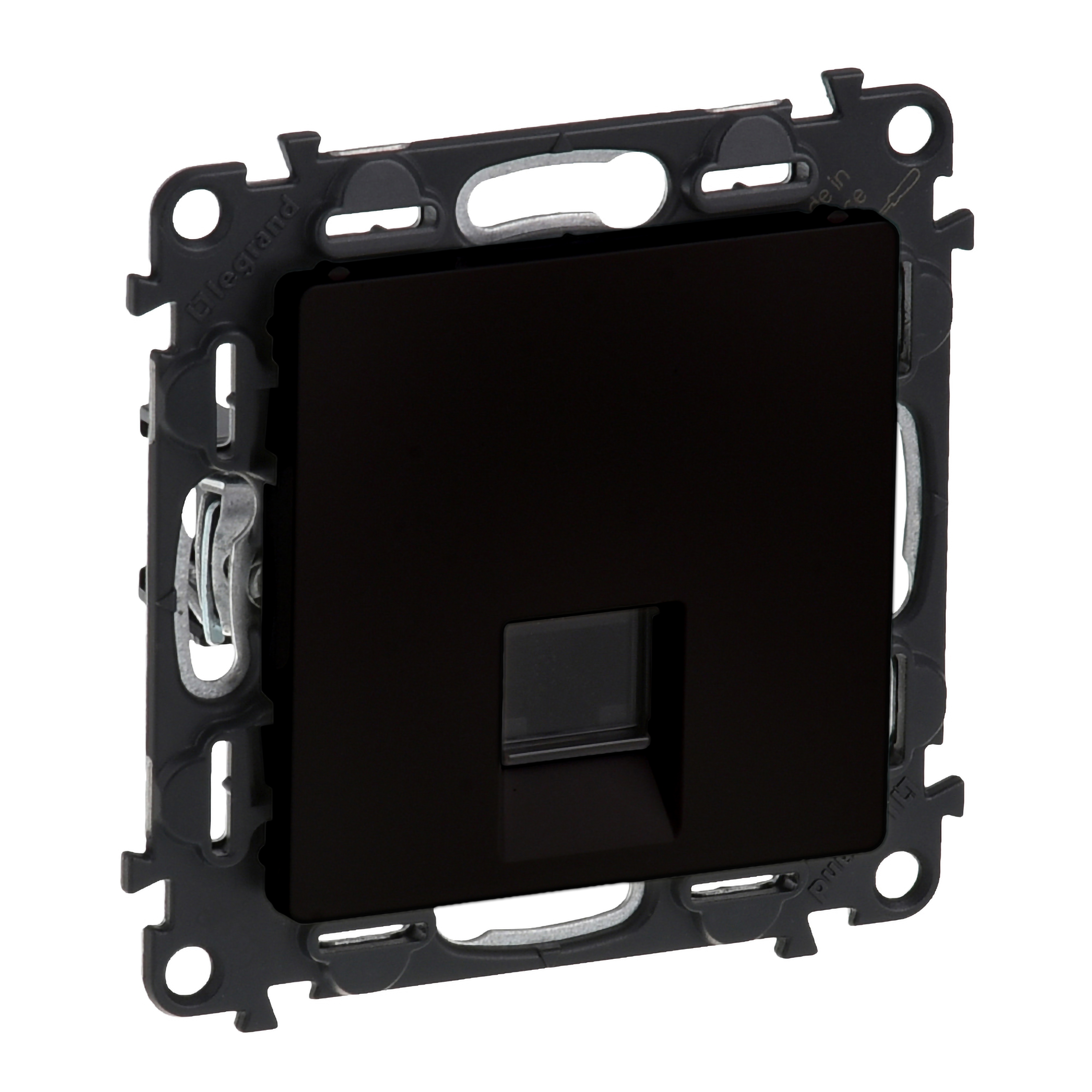 VALENA LIFE 1xRJ45 Cat.6 UTP FEKETE