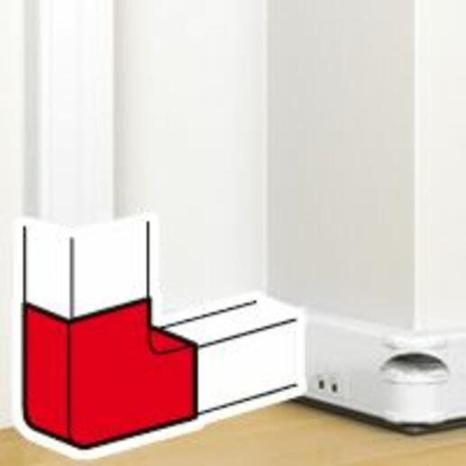 DLP KANYAR ELEM 145x50 90° FEHÉR