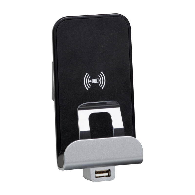 PRMOSAIC qi induktív töltő+USB A töltő aljzat