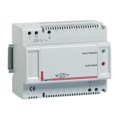 TÁPEGYSÉG, 230V/24V 2A 48W 6MOD.