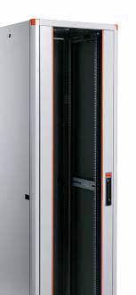 EVOLINE 19 fali szekrény 42U 800x1894x800 hálózati RACK szekrény üveg ajtós