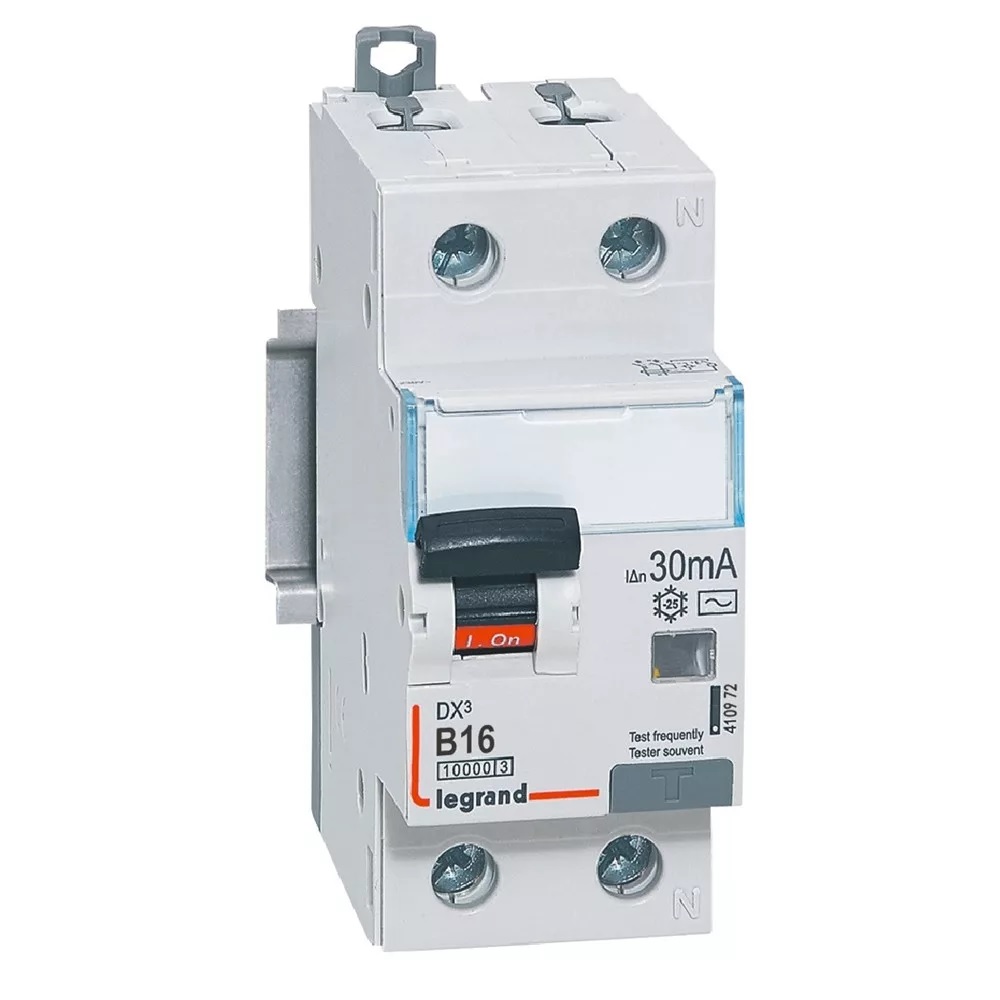 DX3 KOMB.ÁRAMVÉDŐ  B16A 1P+N 30mA