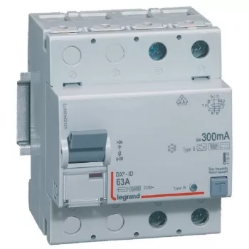 ÁRAMVÉDŐ  63A  4P  300mA  TX3 