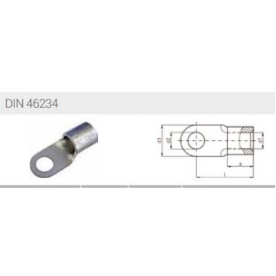 Szemes saru 2,5mm2 D5mm szemes, lemezes forrasztott 2,5mm2