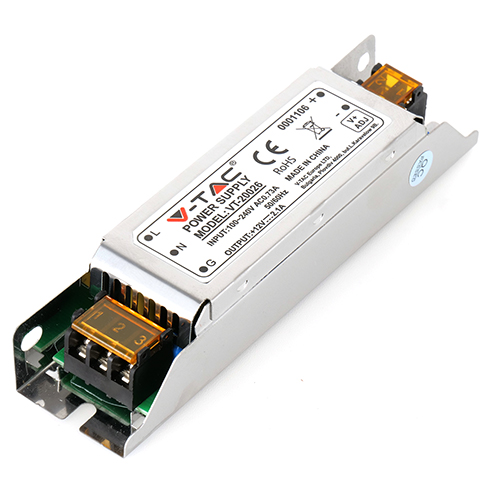 LED TÁPEGYSÉG 12V FÉM HÁZAS 25W/2.1A