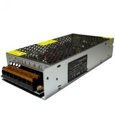 LED tápegység TR-150W 12V 12,5A DC fémházas beltéri szerelhető