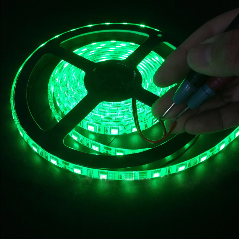 LED SZALAG  60LED IP65 SMD3528 ZÖLD
