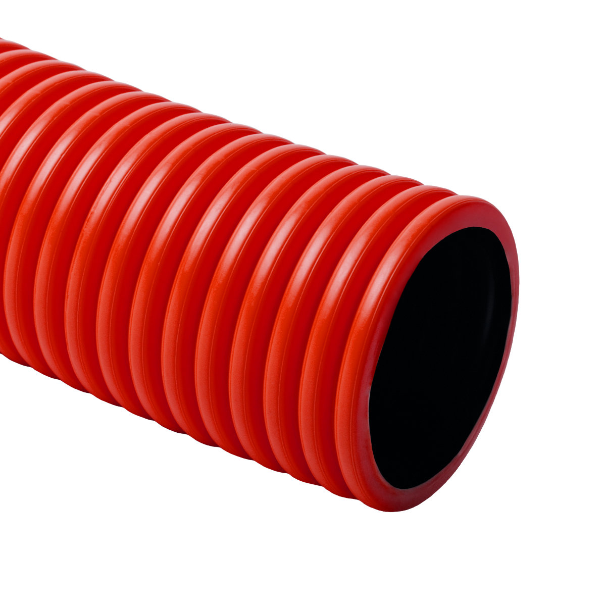 Gégecső D160 kopoflex+behúzó piros kétköpenyű
