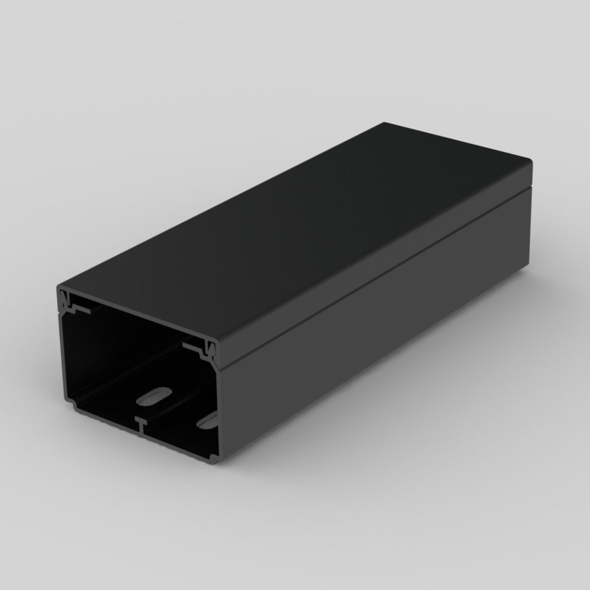 CSATORNA  LH 60x40mm FEKETE