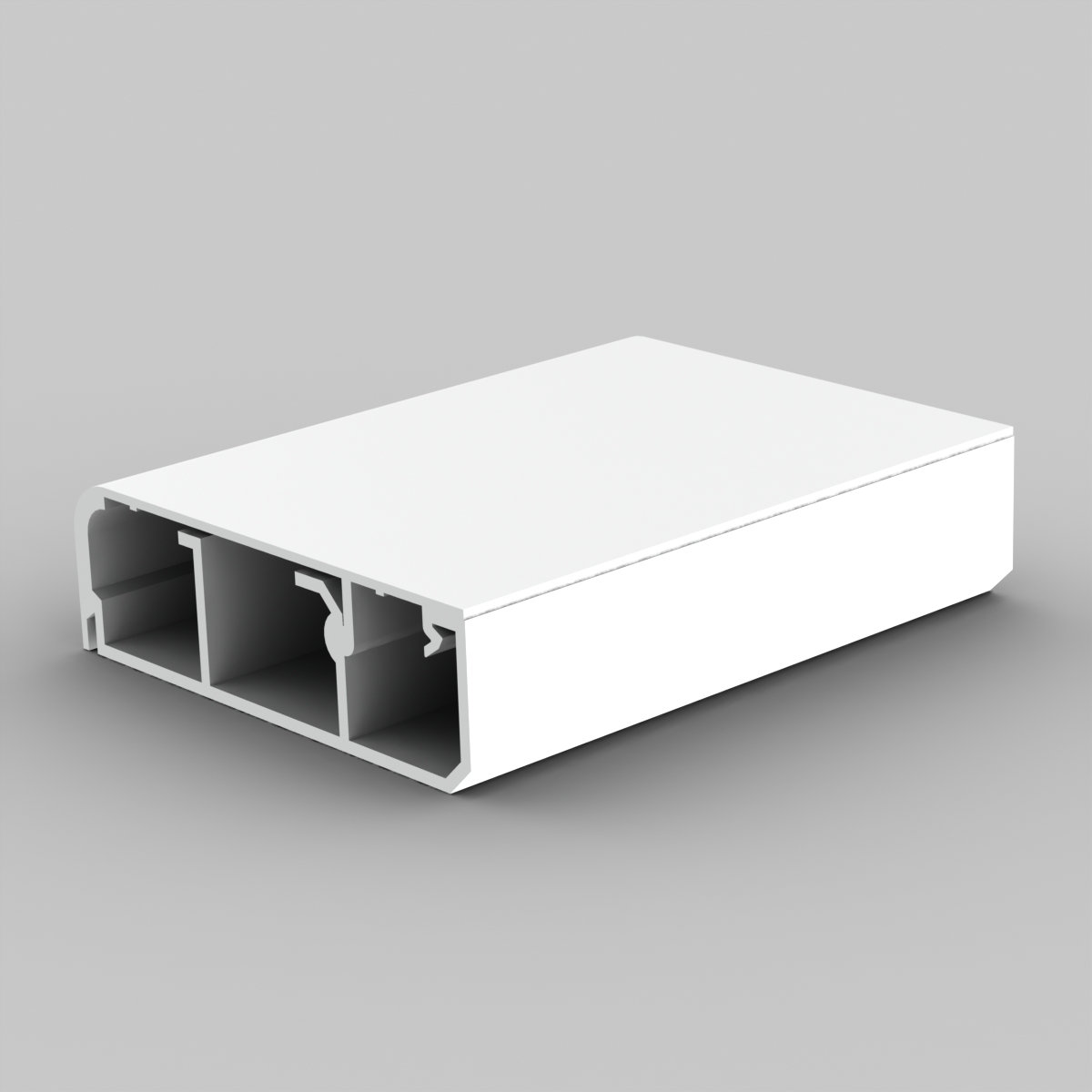PADLÓCSATORNA LP 80X25mm FEHÉR