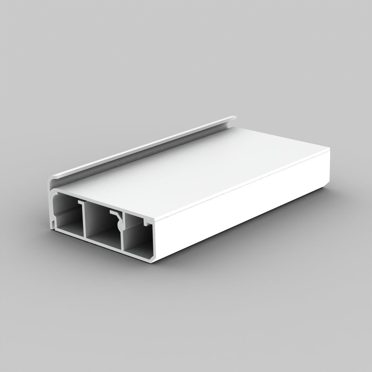 PADLÓCSATORNA LPK 80X25MM HD FEHÉR