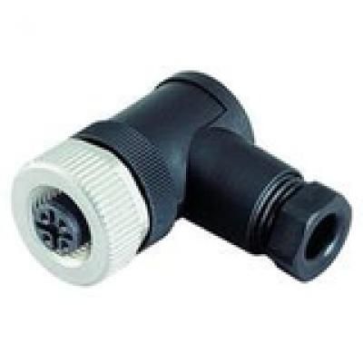 CSATLAKOZÓ ANYA V1-W-BK PIPA 4P M12
