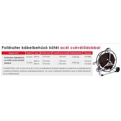 KÁBELBEHÚZÓ KÖTÉL ÁTM: 12mm 300m