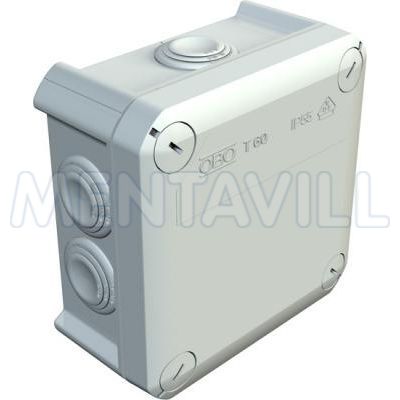KÖTŐDOBOZ  T160F 190x150x77 V.SZÜRKE