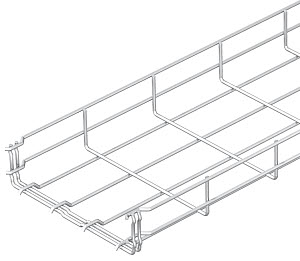 KÁBELTÁLCA RÁCSOS 55X100mm V4A