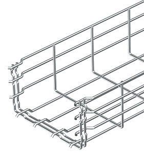 Kábeltálca rácsos 105X400mm GRM 105x400x3000mm GRM acél galvanizált horganyzott