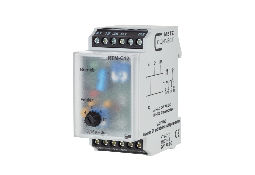 IDŐZÍTŐ RELÉ RTM-C12 24V AC/DC