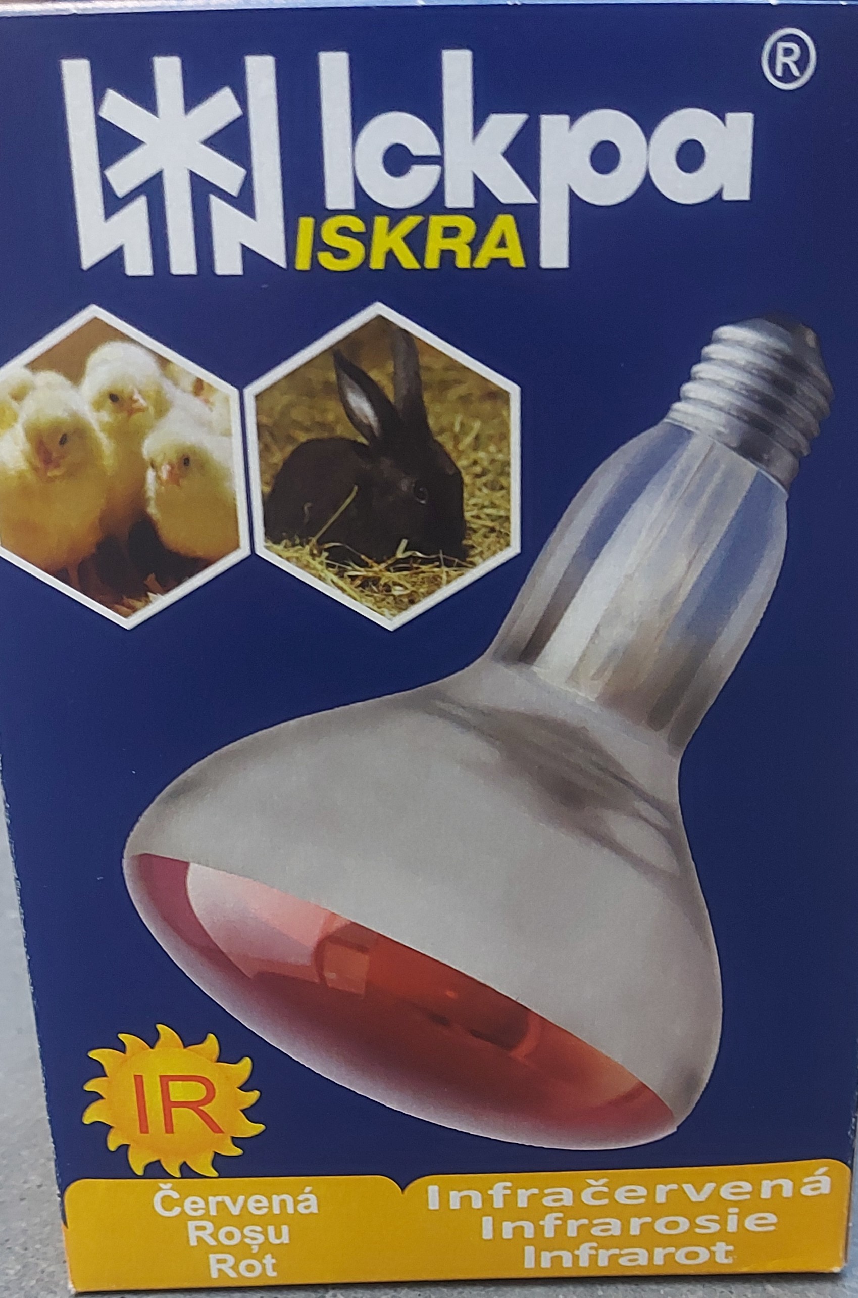 INFRA 250W RUBIN E27 240V@