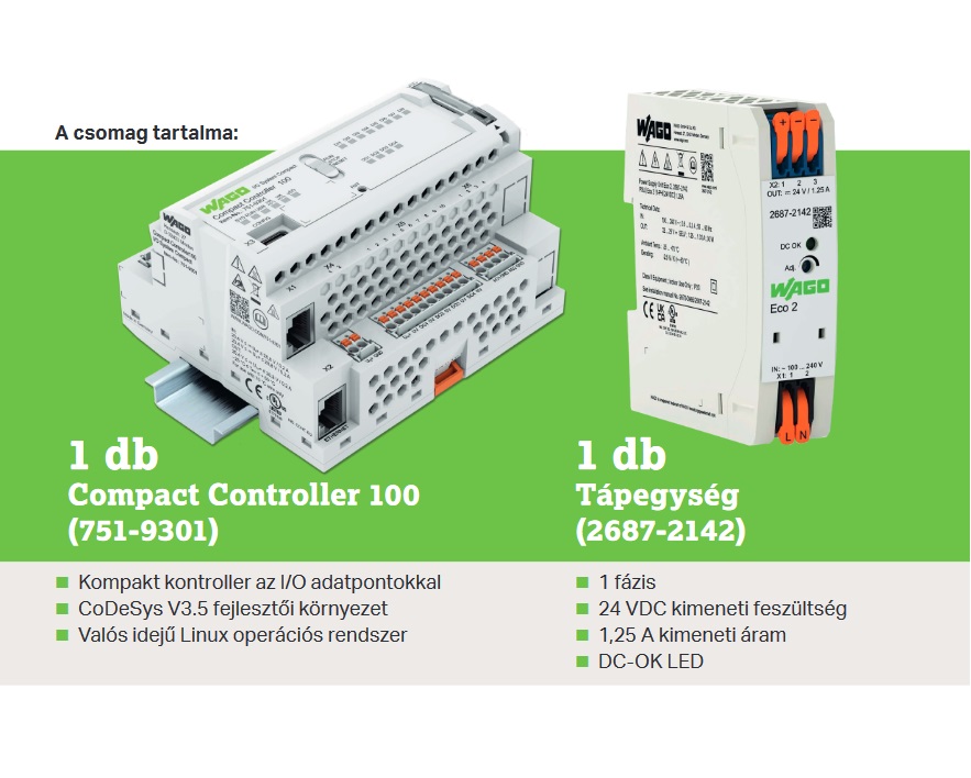 WAGO COMPACT CONTROLLER 100 CSOMAG *