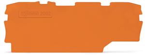 WAGO vég és válaszlap 1mm vastag narancssárga