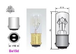 PARF 10-15W  220-260V BA15D 46x16mm@