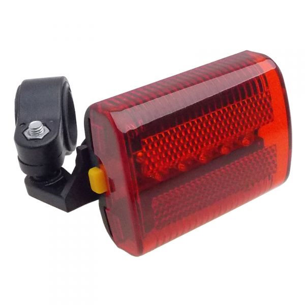 KERÉKPÁR HÁTSÓ LÁMPA 3 LED PIROS
