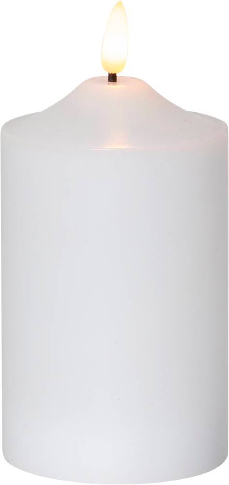ASZT.GYERTYA LED FEH.7,5X15CM 2AA@