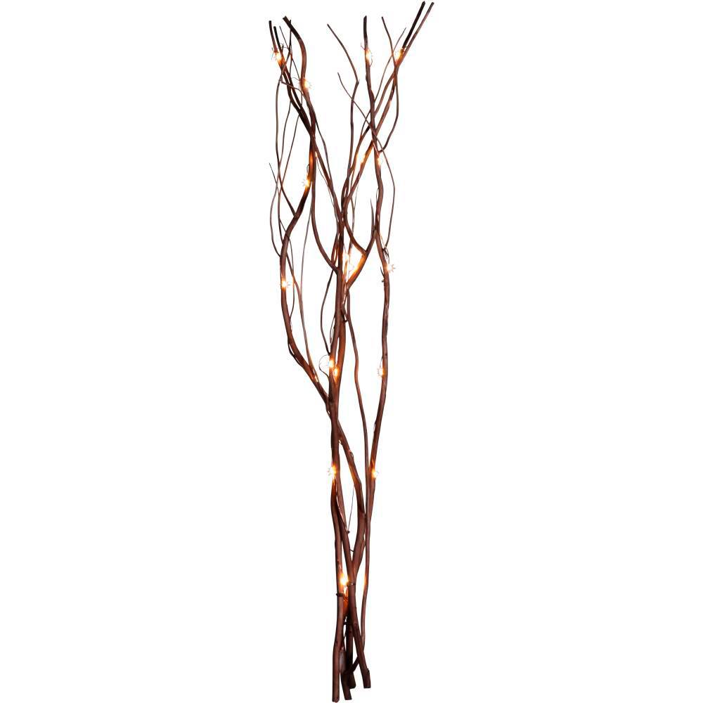FŰZFA ÁG BARNA 3AA 60CM 24LED@