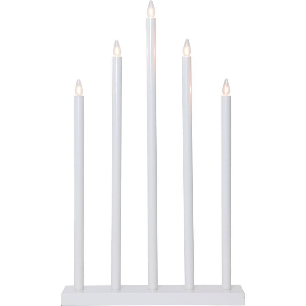 ASZT.GYERTYT.E10 5X3W FEH.220V 38X6@