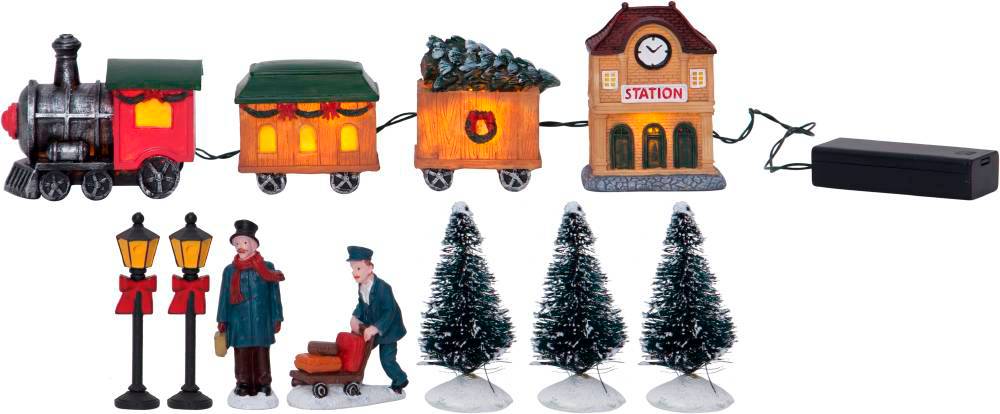 VONAT+FIGURA SZETT 12DB 2AA 60X8CM @