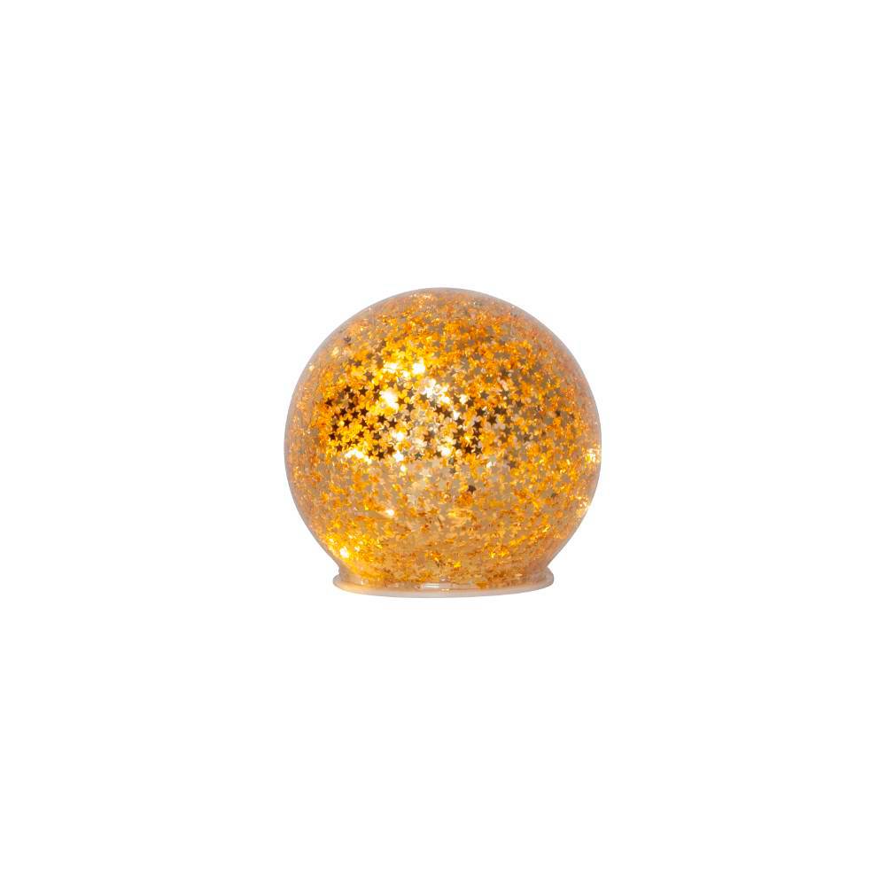 ASZTALI ÜVEGGÖMB 2AA O9 10LED ARANY@