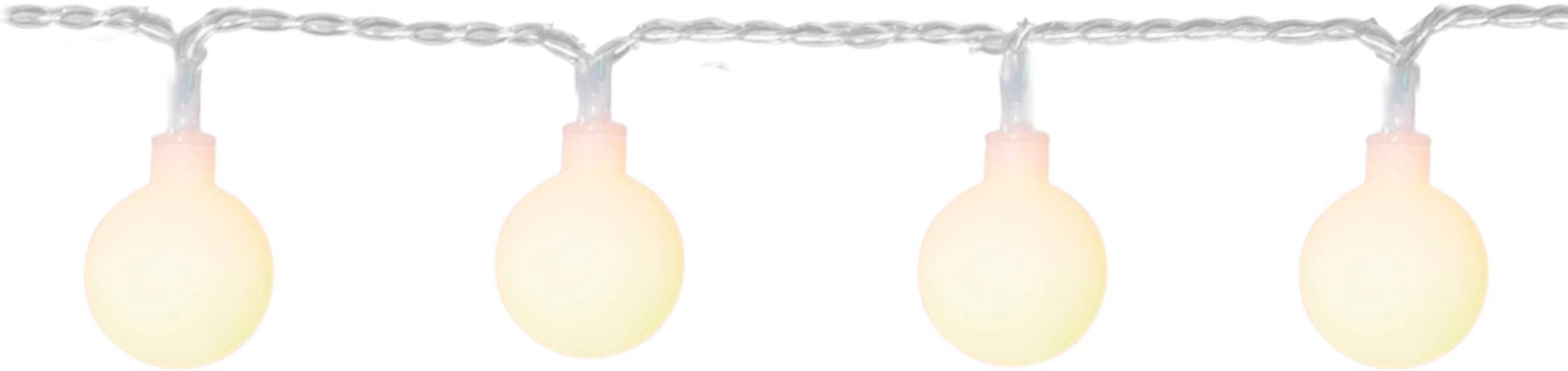 FÉNYFÜZÉR GÖMBÖK KÜLT.50LED 7,3M FE@