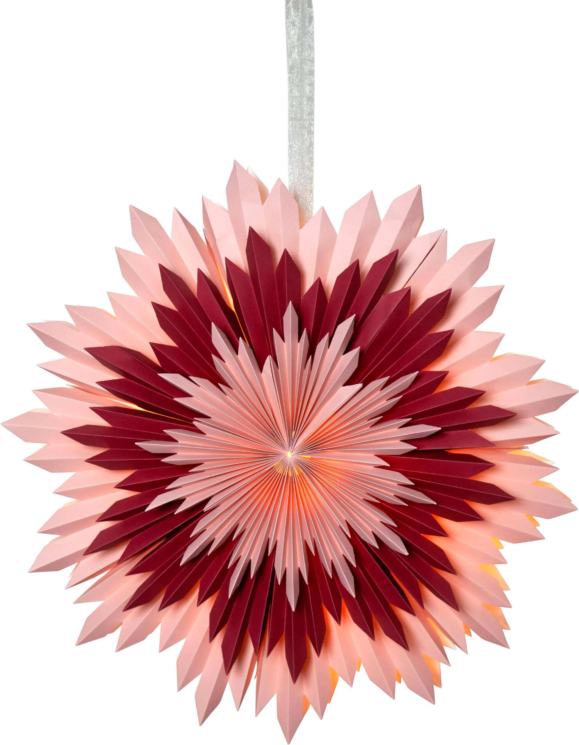 PAPÍR HÓGOLYÓ FÜGG.ELEM.O50CM PINK *