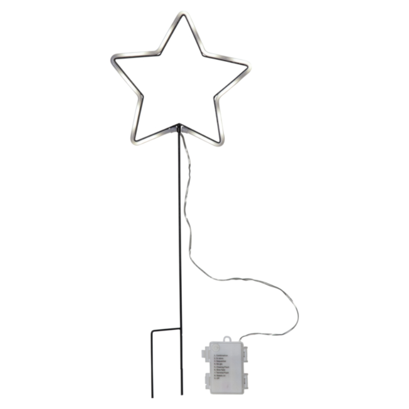 CSILLAG KÜLT.FEK. 3ELEM 60CM 72LED@