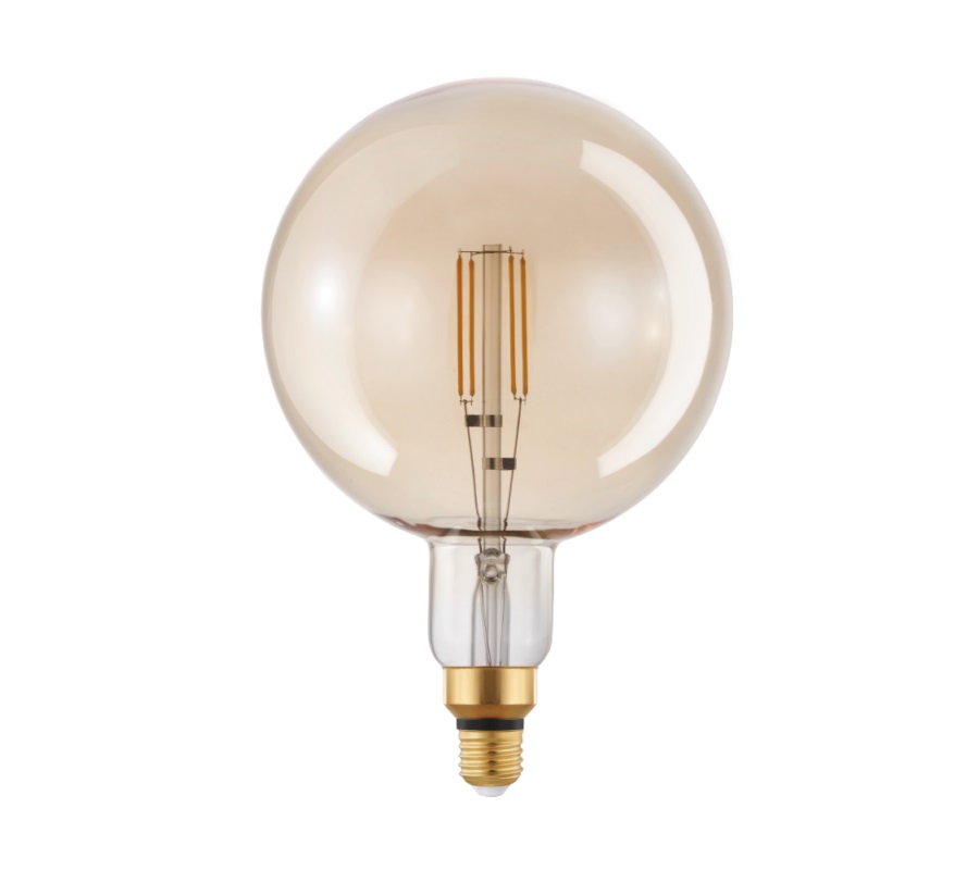 LED FF E27 G200 4,5W 2200K AMBER SZ@