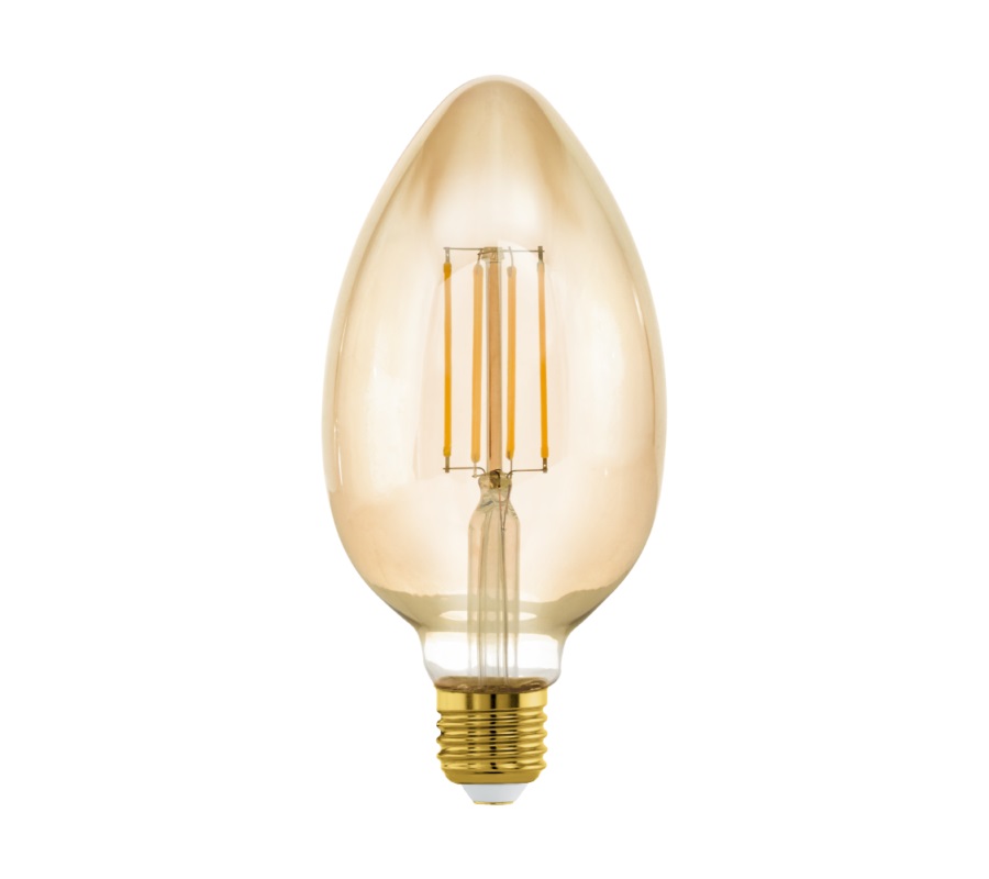 LED fényf E27 b80 4,5W 2200K amber@ EGLO-11836 helyett