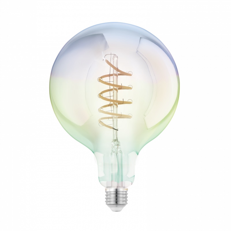 LED FÉNYF E27 G150 3W 2200K IRIZÁLÓ@